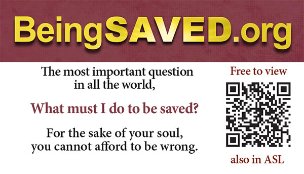 What Must I Do to be Saved Invitation Card