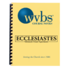 Ecclesiastes Electronic Version of Notebook Material
