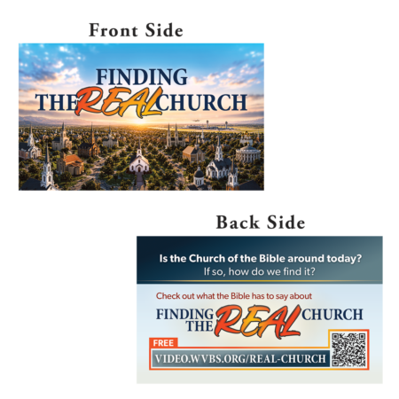 Finding the Real Church Invitation Card (500 Ct)