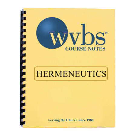 Hermeneutics Notebook