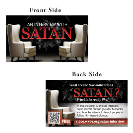 An Interview with Satan Invitation Card (500 Ct)