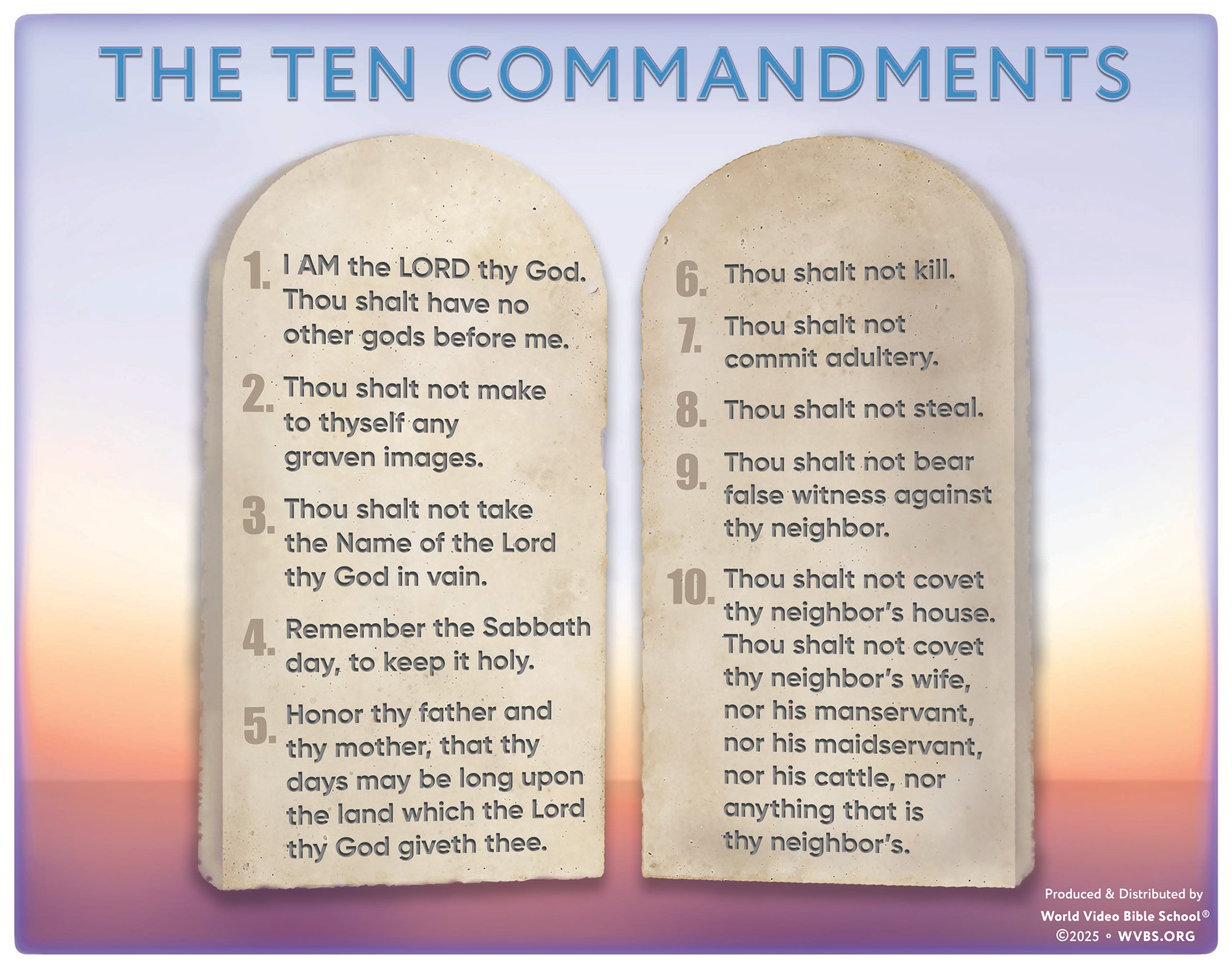 Poster 8 – Ten Commandments
