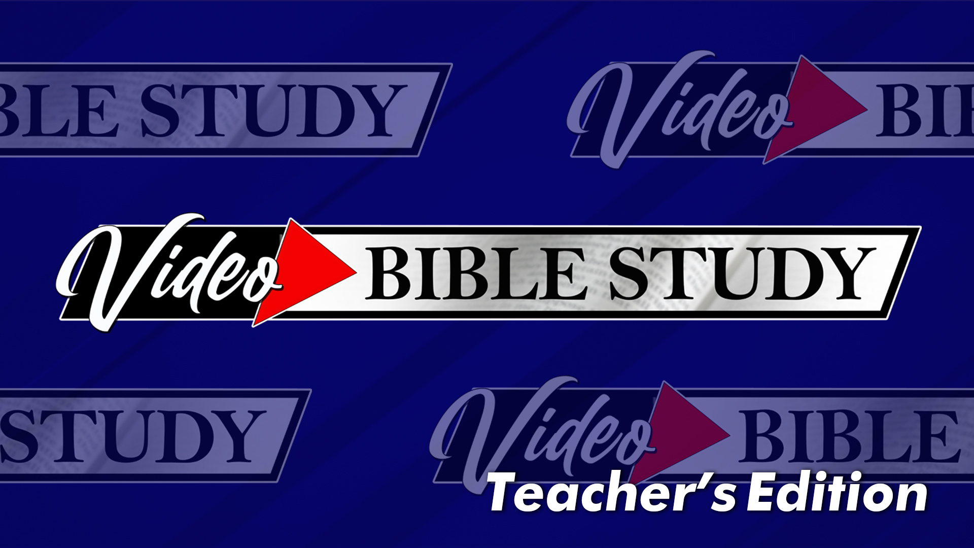 Study:　Video　Store　Edition　Bible　Teacher's　WVBS