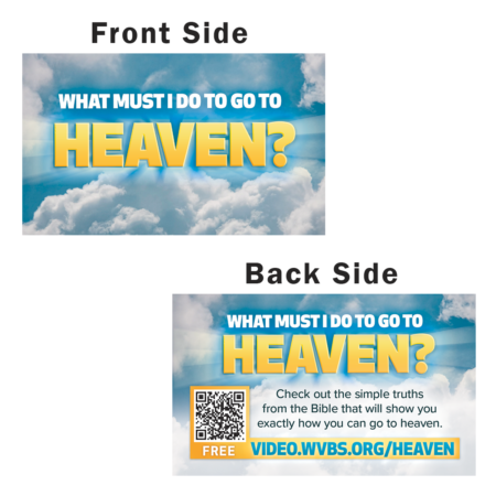What Must I Do To Go To Heaven? Invitation Card (250 Ct)